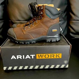 Women’s Ariat Treadfast 6 H2O Dark Brown Work Boot
